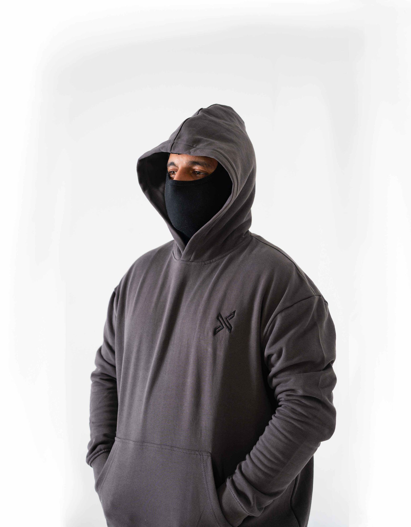 Charcoal Grey Pullover Hoodie