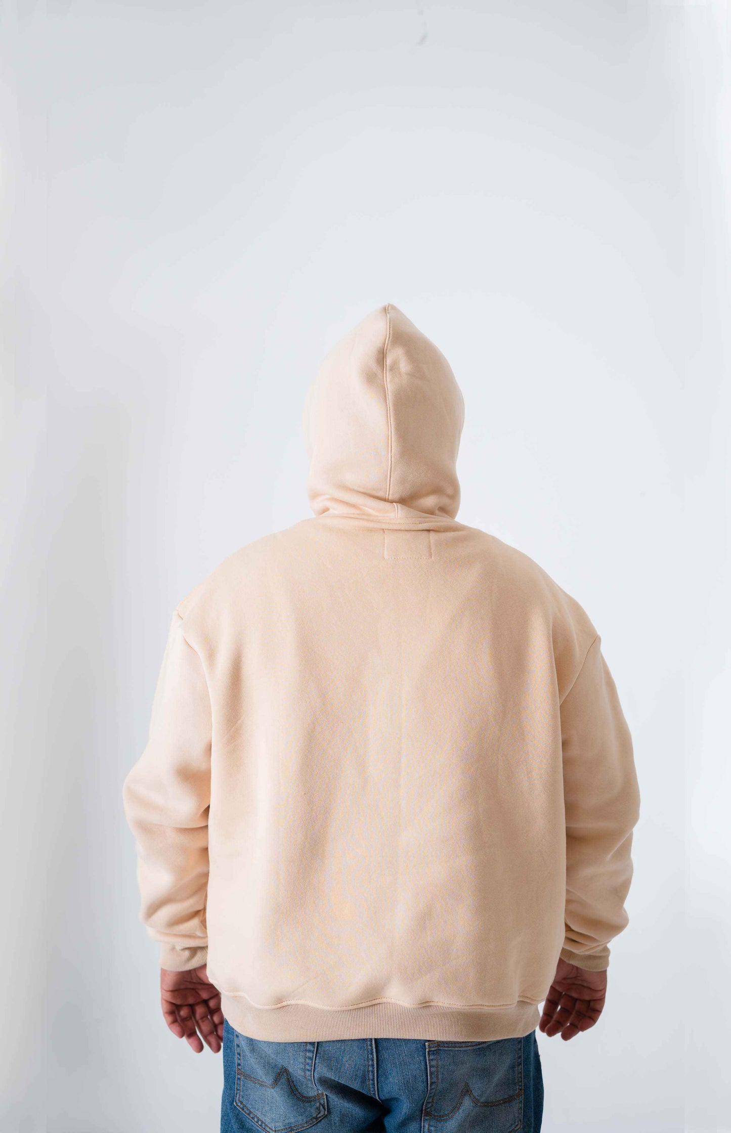 Beige Pullover Hoodie